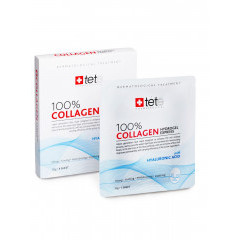 TETe Cosmeceutical 100 % Collagen Hydrogel Express Гидроколлагеновая экспресс-маска с гиалуроновой кислотой, 30 г, 4 шт.